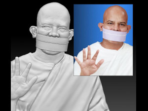 acharya mahashraman - relief - 2018 3D Print Model