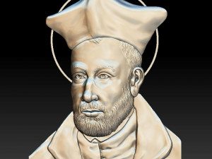 jesuit pietro favre - relief - 2018 Modèles 3D en vedette