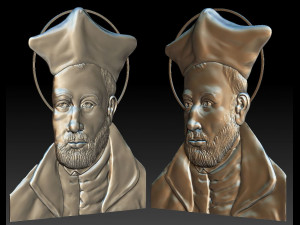 jesuit pietro favre - relief - 2018 3D Baskı Modeli