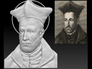 jesuit pietro favre - relief - 2018 3D Baskı Modeli