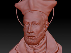 jesuit pietro favre - relief - 2018 3D Baskı Modeli