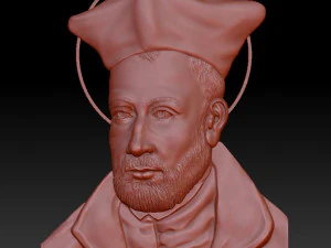 jesuit pietro favre - relief - 2018 3D Print Model