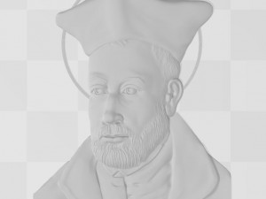 jesuit pietro favre - relief - 2018 3D Baskı Modeli