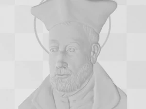 jesuit pietro favre - relief - 2018 3D Print Model