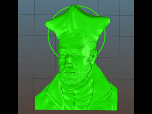 jesuit pietro favre - relief - 2018 3D Baskı Modeli