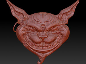 cheshire cat - relief - 2020 3D 打印模型