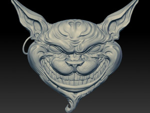 cheshire cat - relief - 2020 3D 打印模型