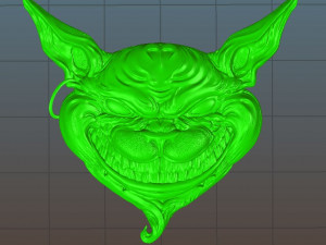 cheshire cat - relief - 2020 3D 打印模型