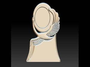 swan 3 - relief - 2017 3D Print Model