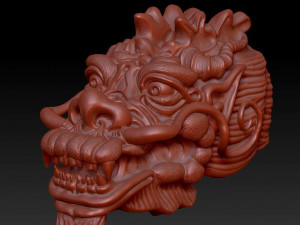 dragon head asia - 2016 Modelo de impresión 3D