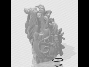 dragon head asia - 2016 Modelo de impresión 3D