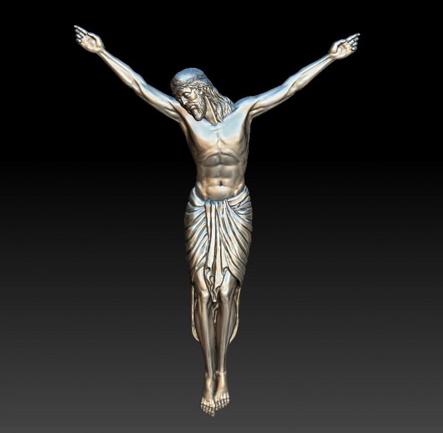 jesus christ - relief - 2019 Model Cetak 3D .c4d .max .obj .3ds .fbx .stl .blend 