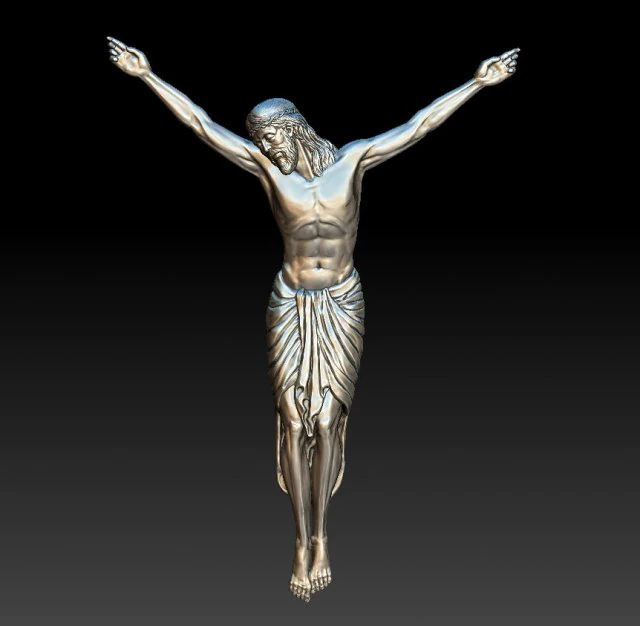 jesus christ - relief - 2019 3D Print Model .c4d .max .obj .3ds .fbx .stl .blend 