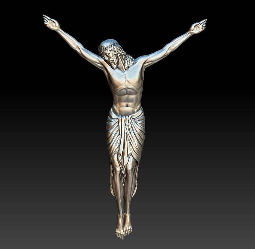 Crucifixion of Jesus Christ Cross Number 3 3D Print Model in Sculpture  3DExport