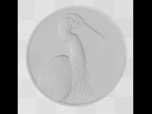 heron coin -relief -2020 3D Print Model
