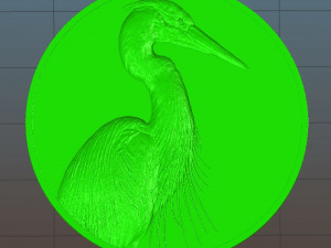 heron coin -relief -2020 3D Print Model