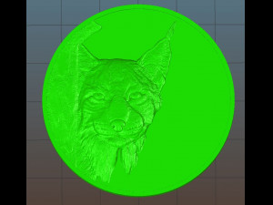 linx head coin - relief - 2020 Modelo de impresión 3D