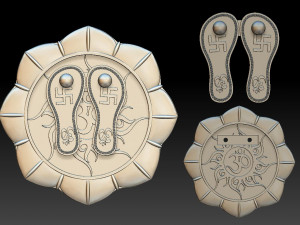 lotus feet om sai ram - 2020 Modelo de impresión 3D