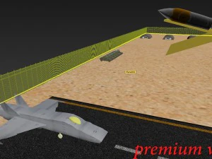 base militar Modelo 3D
