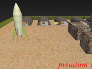 base militar Modelo 3D