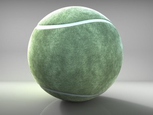 tennis ball 3D मॉडल