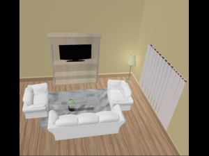 living room 3D Model