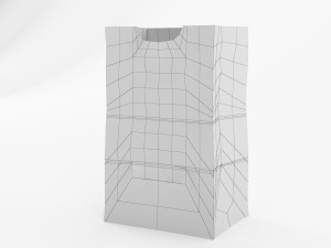 paper bag free 3D Model