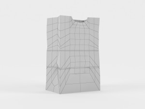 paper bag free 3D Model