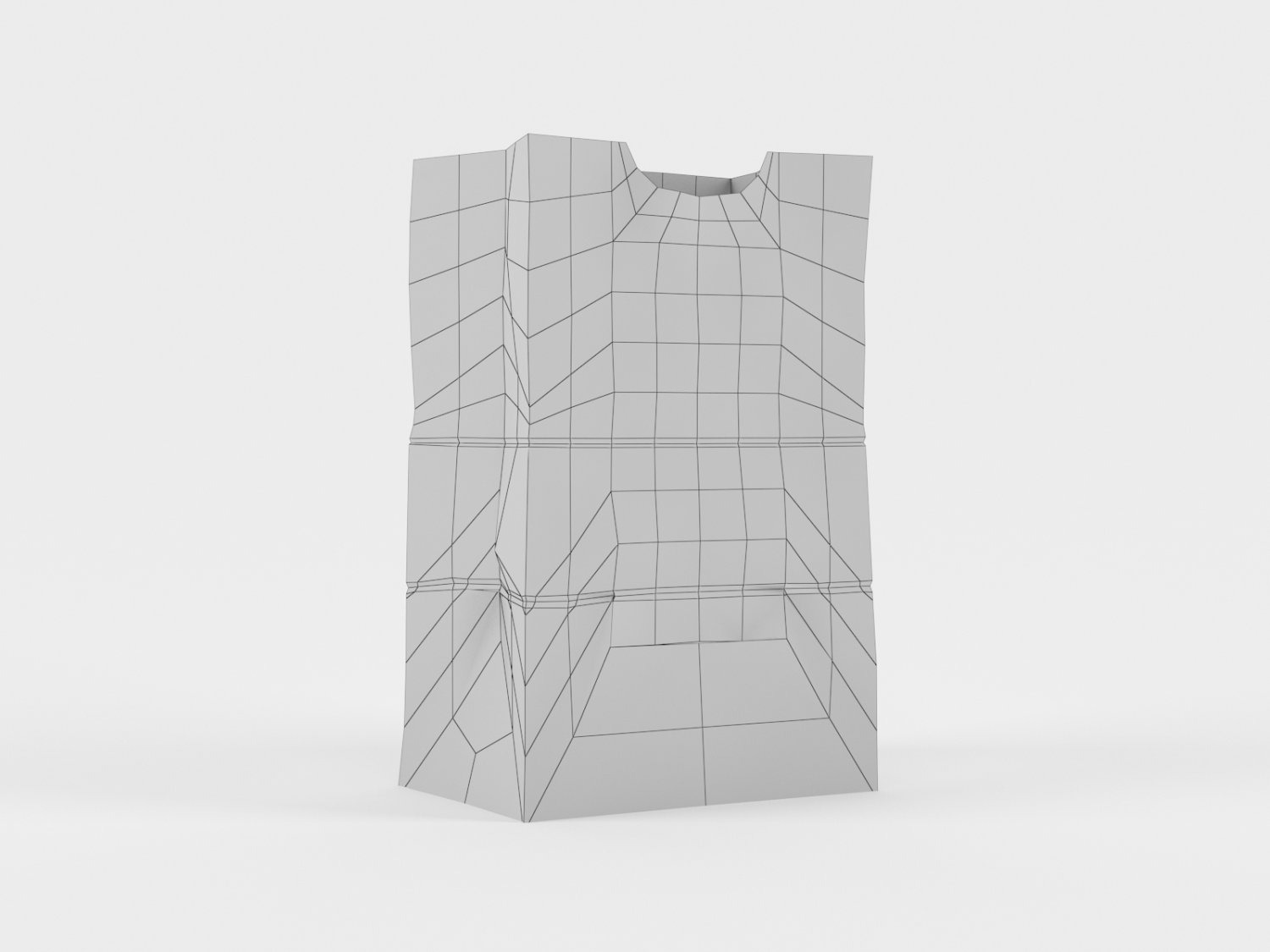 Paper Bag Free Free 3d Model In Shopping Cart 3dexport
