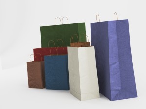 paper bags gral1 3Dモデル