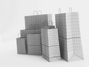 paper bags gral1 3D Model