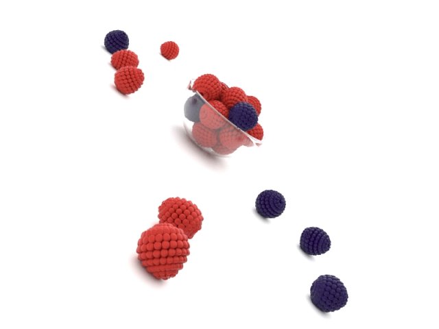 blueberry bowl free Modello 3D .c4d .max .obj .3ds .fbx .stl .blend 