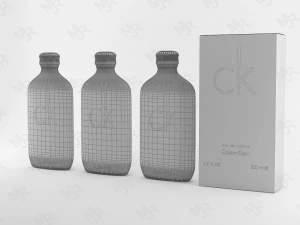 calvin klein bottle - box 3D Model
