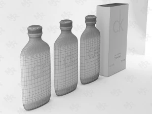 calvin klein bottle - box 3D Model
