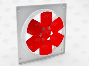 industrial wall fan 1 3D Model