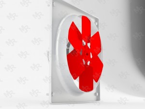 industrial wall fan 1 3D Model