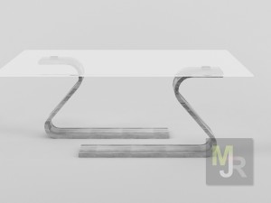 modern table 1 free vr - ar - low-poly 3D 모델