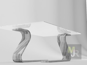 modern table 1 free vr - ar - low-poly 3D 모델