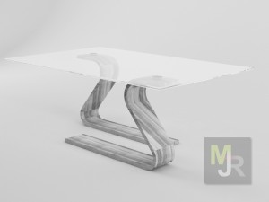 modern table 1 free vr - ar - low-poly 3D 모델
