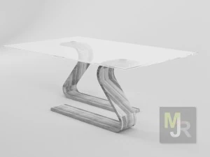 modern table 1 free vr - ar - low-poly 3D Model