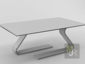 modern table 1 free vr - ar - low-poly 3D Model