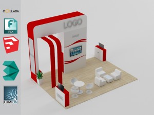 stand 1 3D 模型