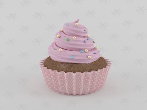 cupcake1 3D 모델