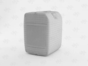 bidon plastic bottle1 3d model 3D Model