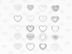 hearts pack 3D 모델
