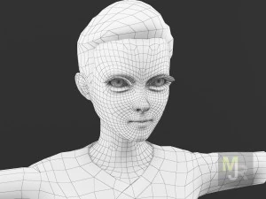 pacote de movimento de menino de desenho animado Modelo 3D