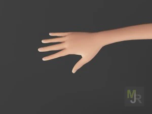 female toon motion pack 3D Model