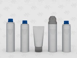 pack of shaving bottles 3D Model