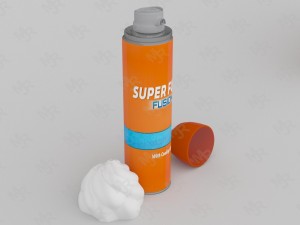 pack of shaving bottles 3D Model