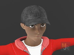 cartoon boy motion pack 2 3D Model